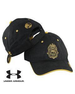 UNDER ARMOUR HAT WASHED TWILL BLACK