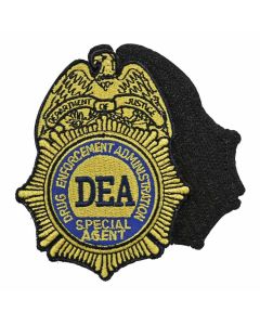 3.5" DEA BADGE PATCH VELCRO, R - 876373007010