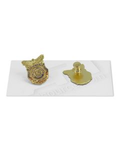 DEA 50th Anniversary Badge Pin - Gold