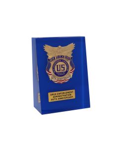 DEA 50th Anniversary Lucite - SA Badge
