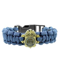DEA PARACORD BRACELET US BADGE
